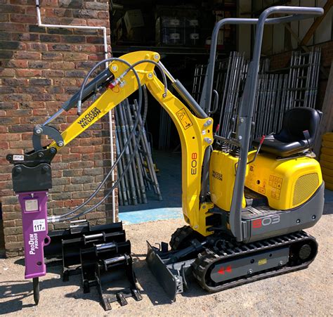 mini digger breaker attachment|concrete breaker for mini excavator.